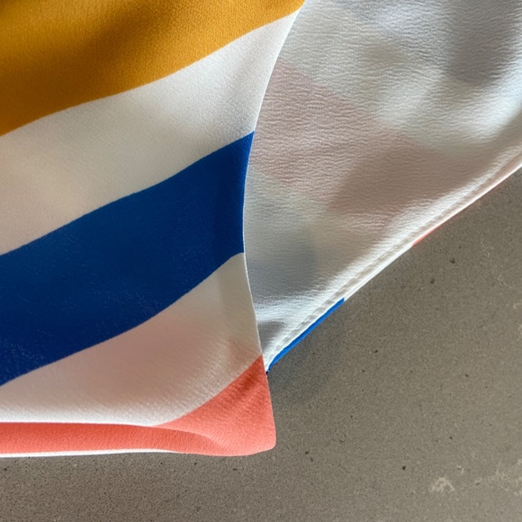 Multi-Coloured Tyche Silk Halter Top - Picture 4 of 5